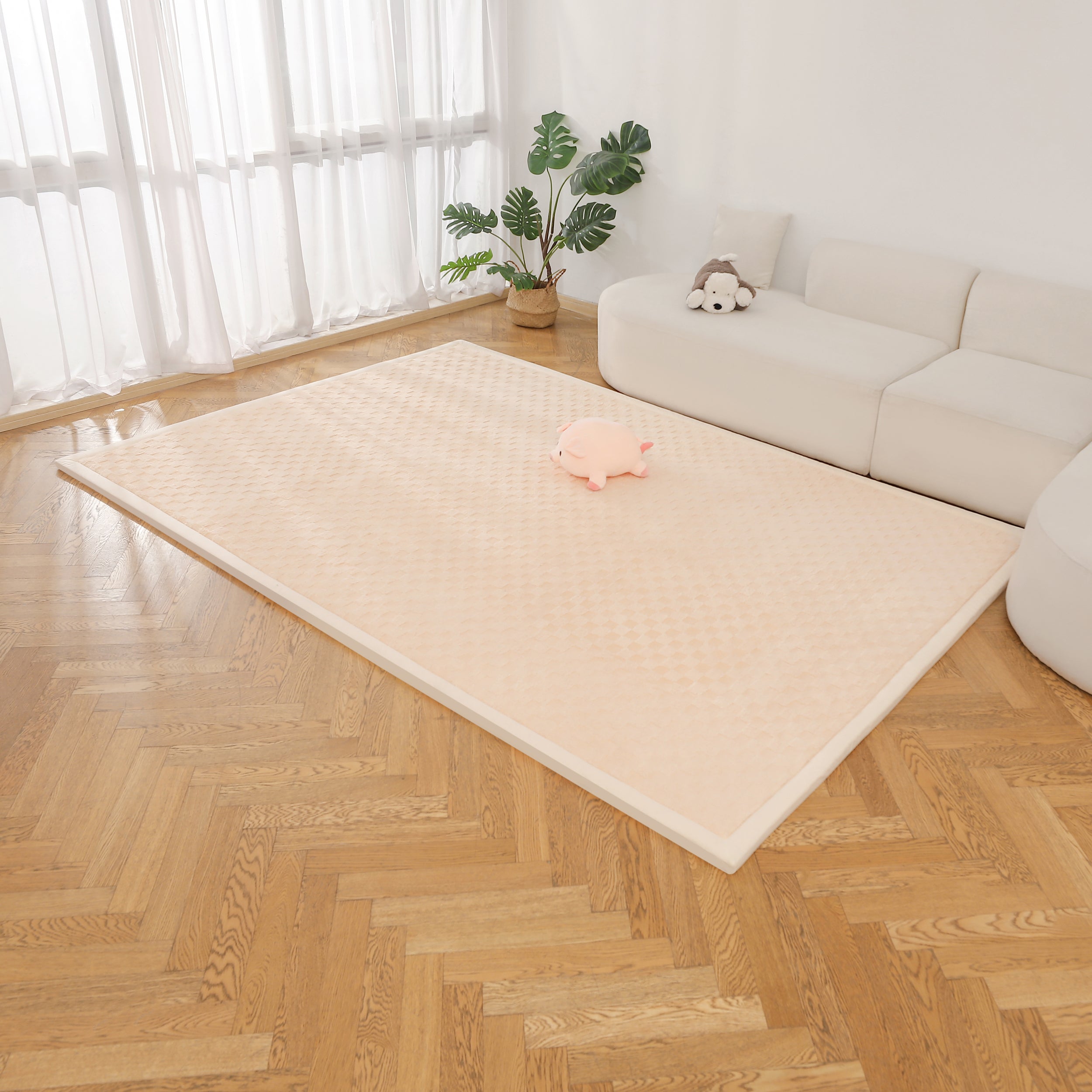 PurePlush Designer Mat (Beige)